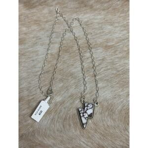 Native American Sterling Silver SW Wild Horse Lightning Bolt Necklace 925